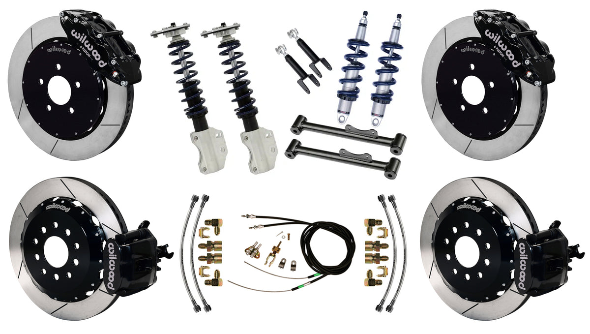 COILOVER SYSTEM,CURRIE REAR,WILWOOD BRAKES,14/13" BLACK,94-04 FORD MUSTANG