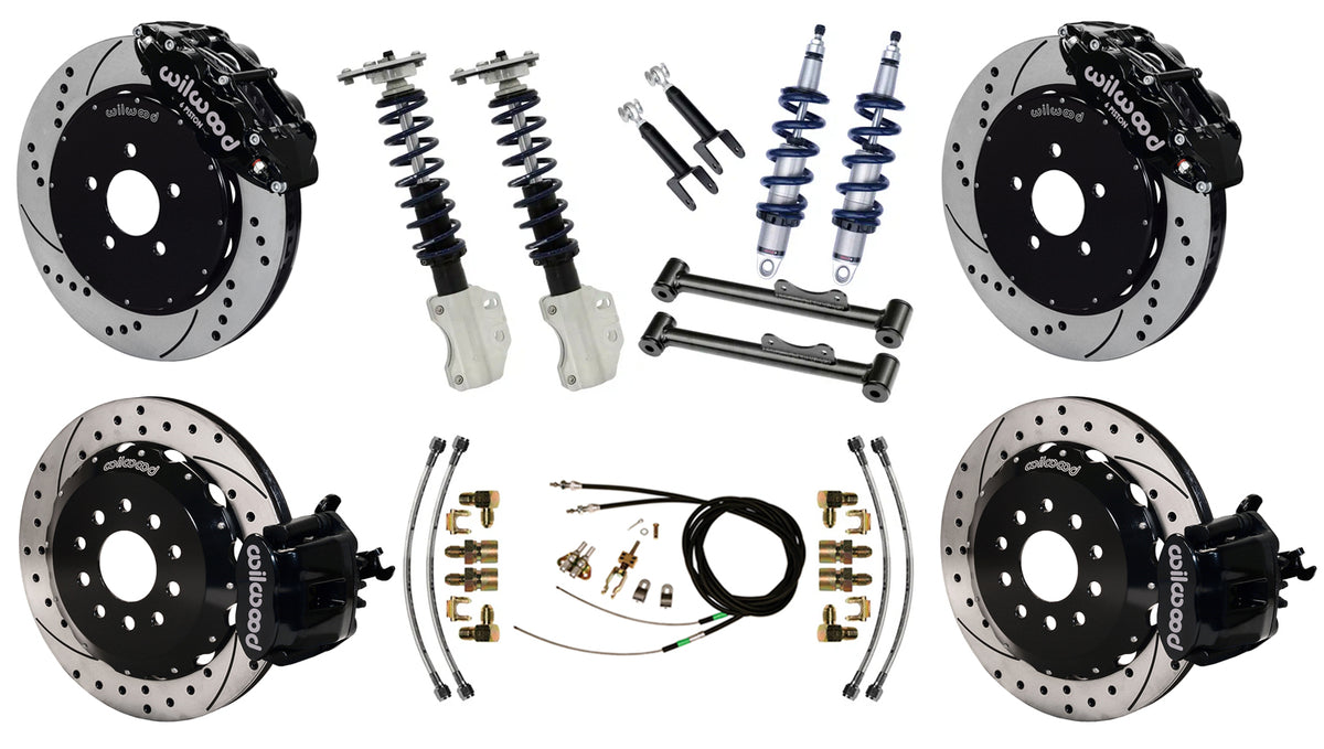 COILOVER SYSTEM,CURRIE REAR,WILWOOD BRAKES,14/13" DRILL,94-04 FORD MUSTANG