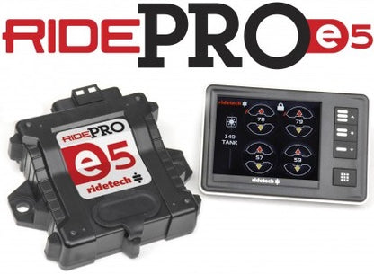 RIDEPRO E5 AIR RIDE CONTROL SYSTEM,3 GALLON SINGLE COMP AIRPOD,1/4" VALVES