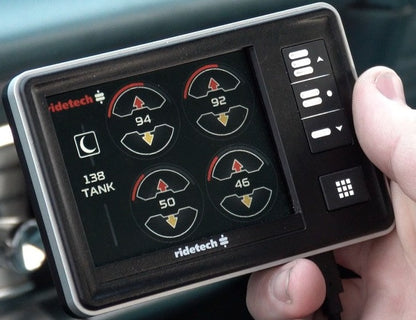 RIDEPRO E5 AIR RIDE CONTROL SYS,5 GALLON DUAL COMP AIRPOD,HIGH FLOW,3/8" VALVE