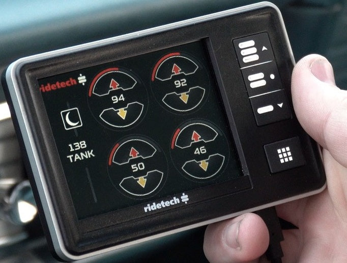 RIDEPRO E5 AIR RIDE CONTROL SYSTEM,3 GALLON SINGLE COMP,1/4" VALVES