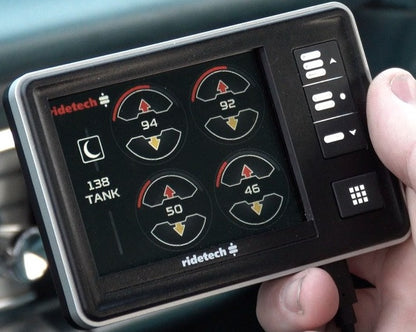 RIDEPRO E5 AIR RIDE CONTROL SYSTEM,5 GALLON DUAL COMP,HIGH FLOW,3/8" VALVES