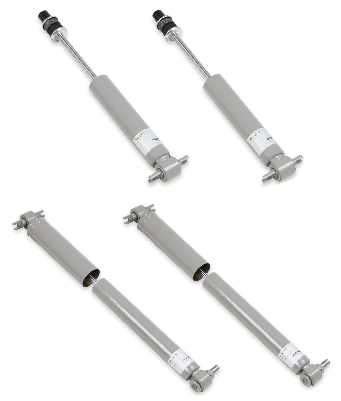 SHOCK ABSORBER SET,FRONT & REAR,ADJUSTABLE,68-72 GM A-BODY