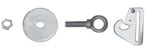 FLOOR MOUNT KIT,SNAP-IN,1 SIDE ONLY