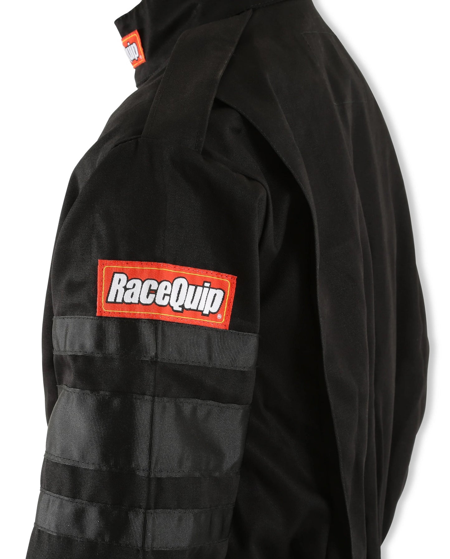 FIRE SUIT,1-PC,SINGLE LAYER,SFI,BLACK,LARGE