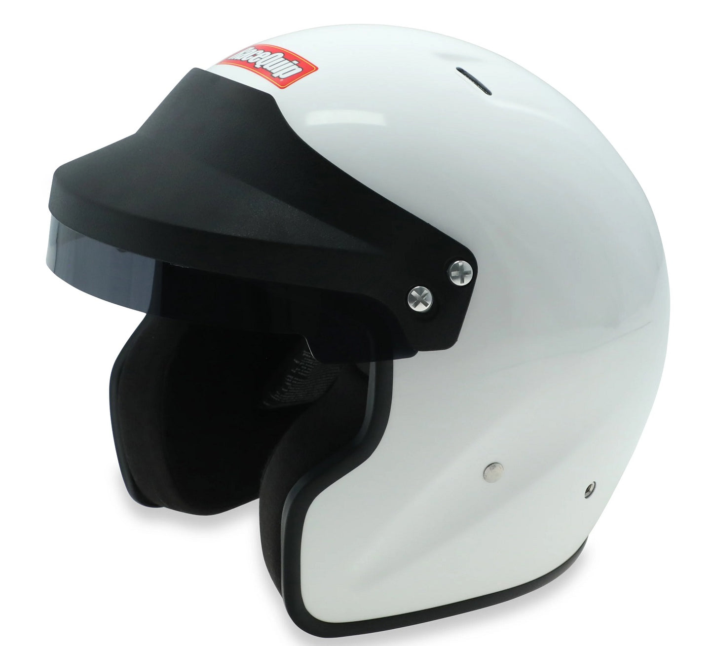 OF20 HELMET,OPEN FACE,GLOSS WHITE,LARGE