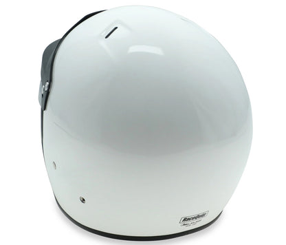 OF20 HELMET,OPEN FACE,GLOSS WHITE,LARGE