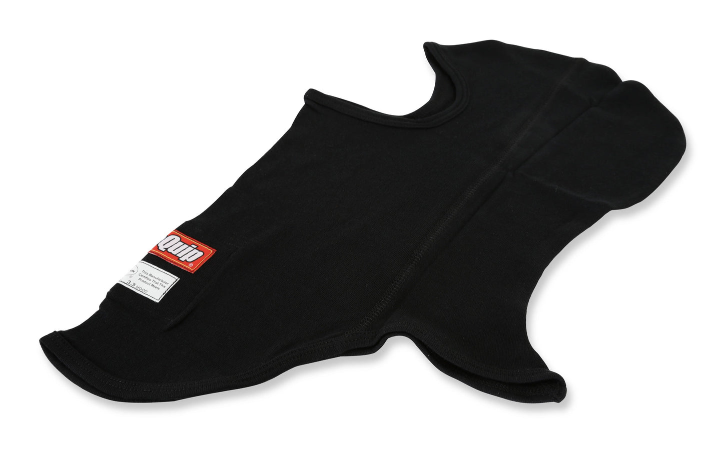 FIRE RETARDANT HOOD,SINGLE LAYER,SFI,BLACK