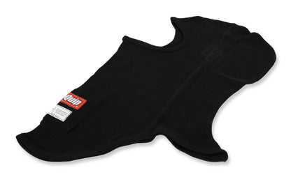 FIRE RETARDANT HOOD,SINGLE LAYER,SFI,BLACK