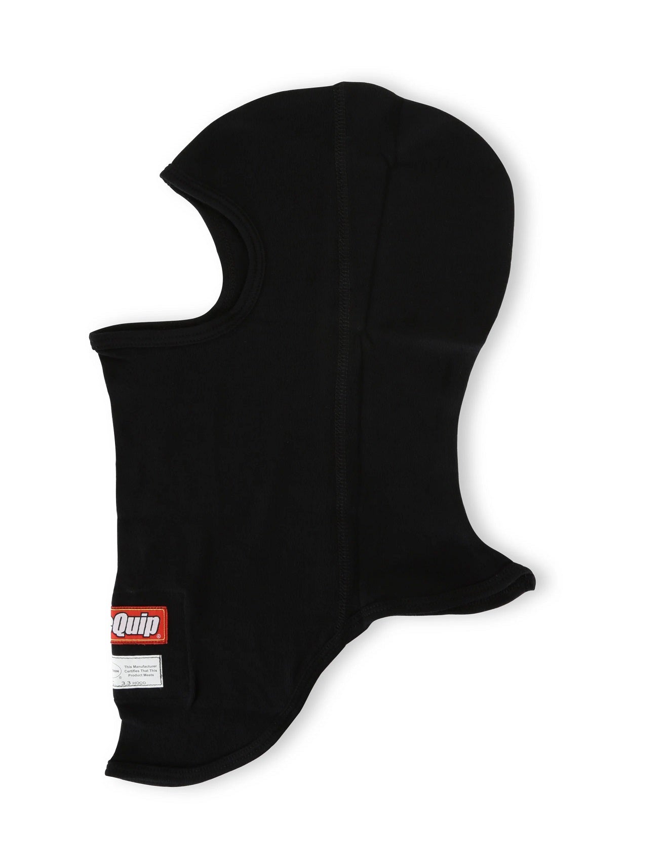 FIRE RETARDANT HOOD,SINGLE LAYER,SFI,BLACK