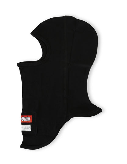 FIRE RETARDANT HOOD,SINGLE LAYER,SFI,BLACK