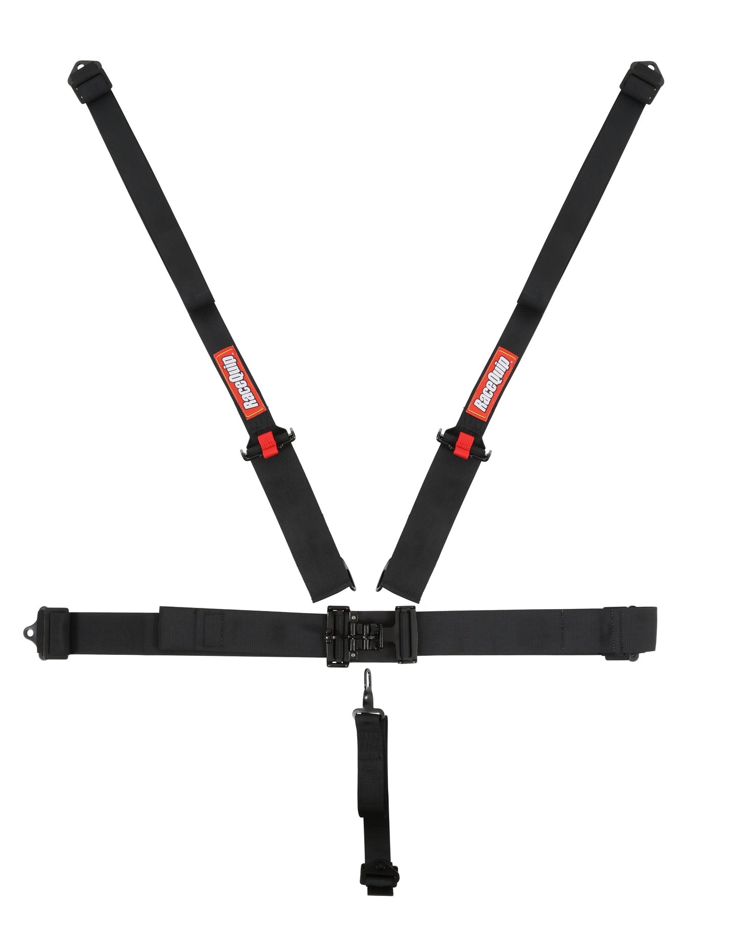 LATCH & LINK HANS 5-POINT HARNESS SET,BLACK