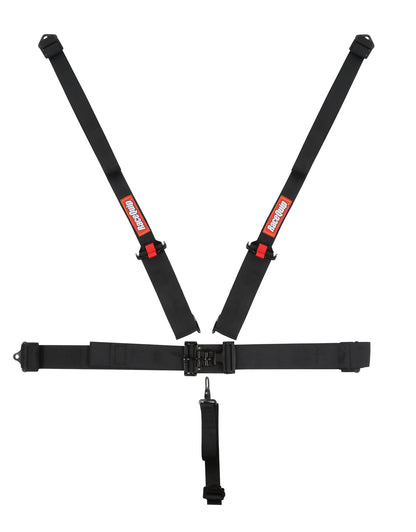 LATCH & LINK HANS 5-POINT HARNESS SET,BLACK
