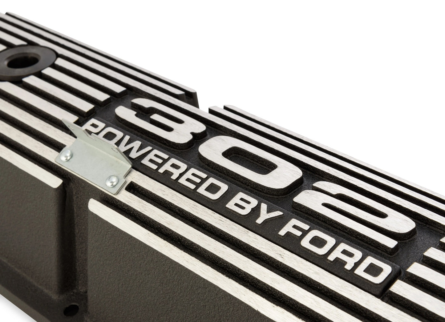 ALUMINUM VALVE COVERS,302 FORD,WRINKLE,BLACK