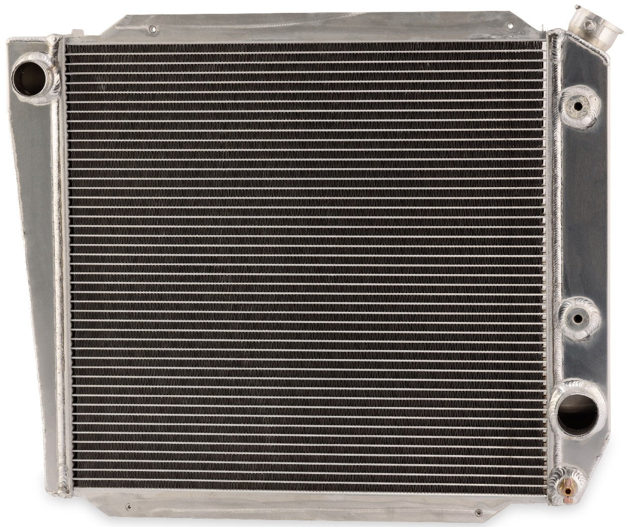 RADIATOR W/ TRANSMISSION COOLER,2 ROW,ALUMINUM,V8,66-77 BRONCO