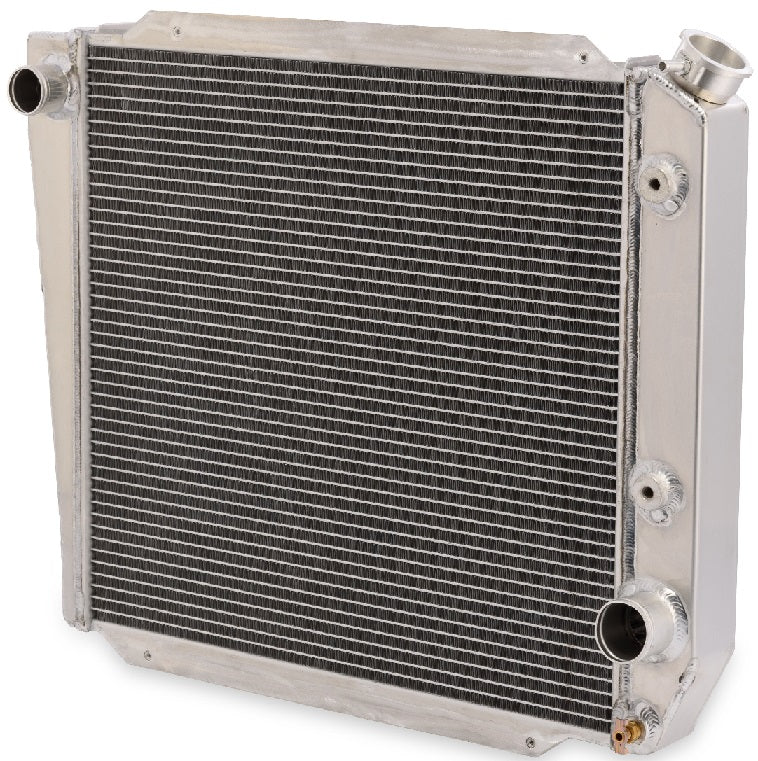 RADIATOR W/ TRANSMISSION COOLER,2 ROW,ALUMINUM,V8,66-77 BRONCO