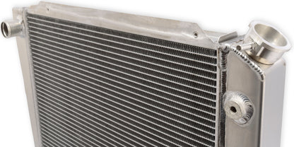 RADIATOR W/ TRANSMISSION COOLER,2 ROW,ALUMINUM,V8,66-77 BRONCO