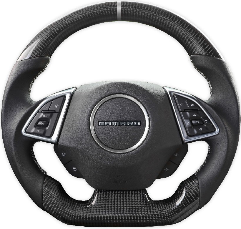 STEERING WHEEL,CARBON FIBER,LEATHER,16-22 CAMARO