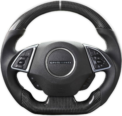 STEERING WHEEL,CARBON FIBER,LEATHER,16-22 CAMARO