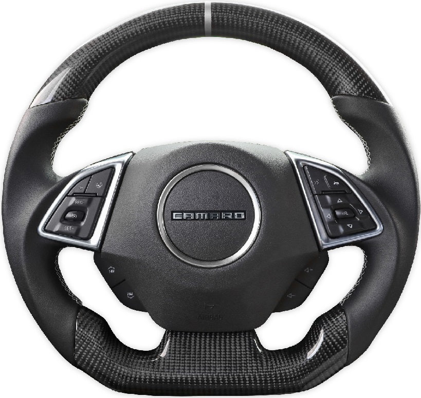 STEERING WHEEL,CARBON FIBER,LEATHER,HEATED,16-22 CAMARO