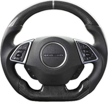 STEERING WHEEL,CARBON FIBER,LEATHER,HEATED,16-22 CAMARO
