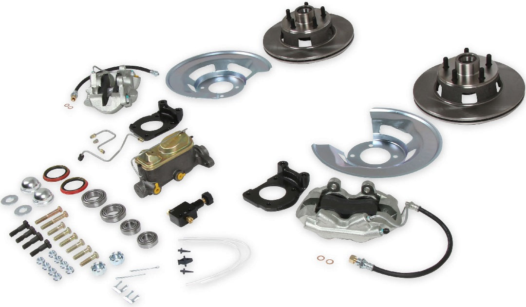 FRONT DISC BRAKE CONVERSION,DUAL RESERVOIR MASTER CYLINDER,64-69 MUSTANG