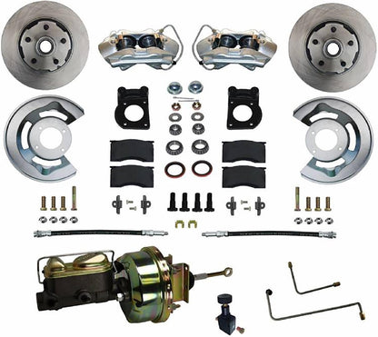 POWER DISC BRAKE CONVERSION KIT,64-66 MUSTANG