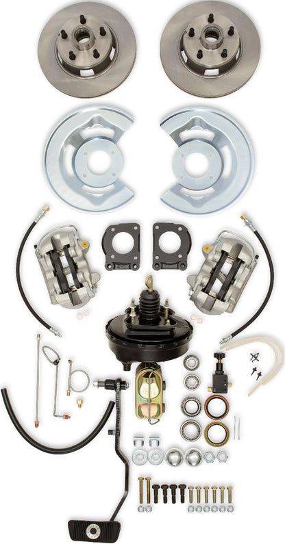 FRONT DISC BRAKE CONVERSION,DUAL BOWL MASTER CYLINDER,67-69 MUSTANG