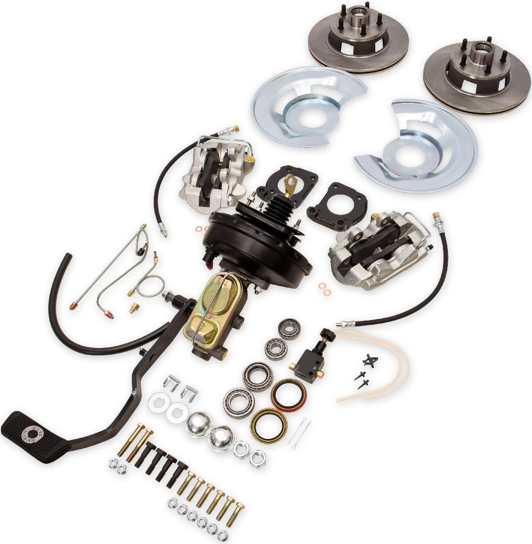 FRONT DISC BRAKE CONVERSION,DUAL BOWL MASTER CYLINDER,67-69 MUSTANG