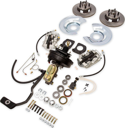 FRONT DISC BRAKE CONVERSION,DUAL BOWL MASTER CYLINDER,67-69 MUSTANG
