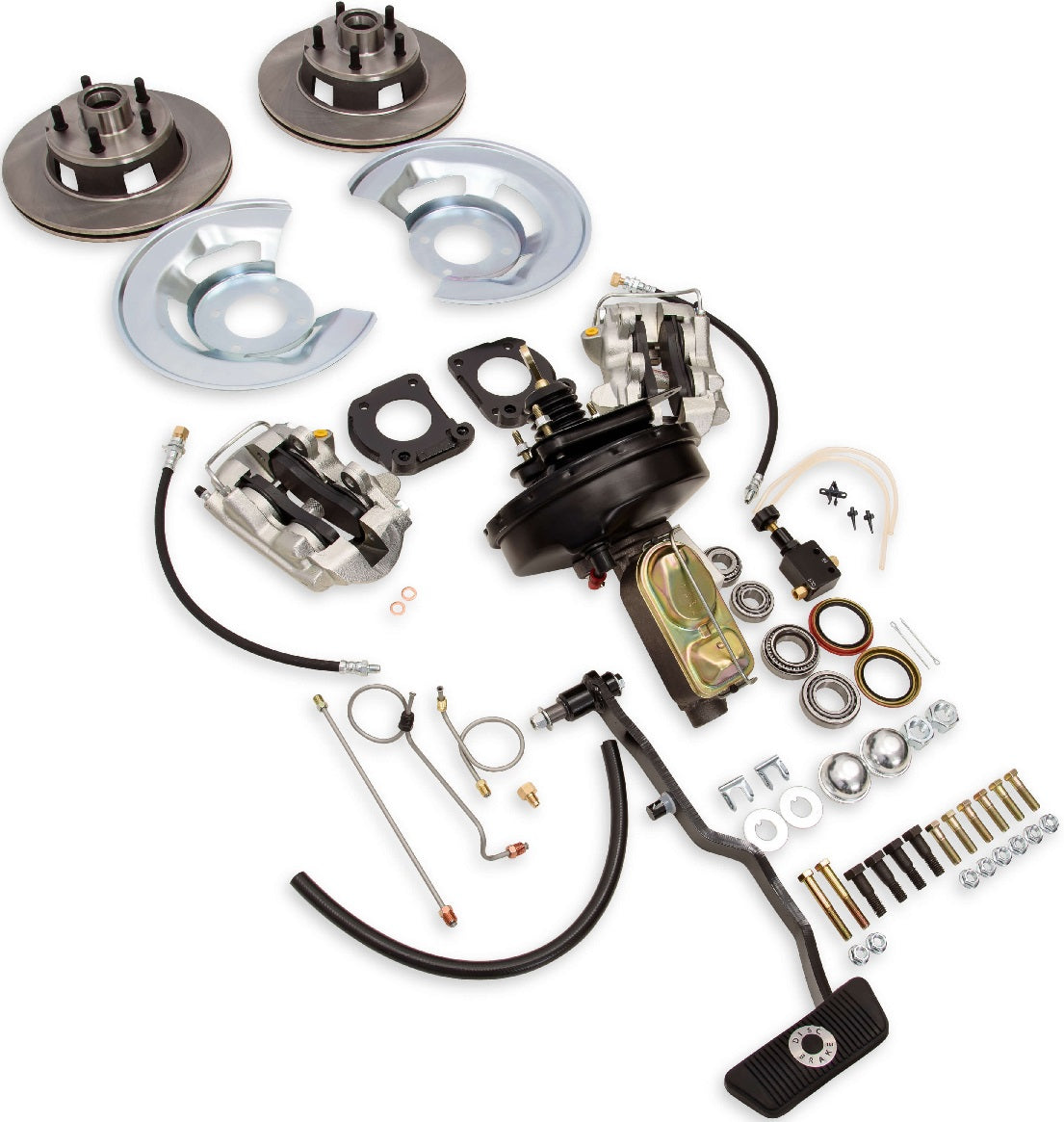 FRONT DISC BRAKE CONVERSION,DUAL BOWL MASTER CYLINDER,67-69 MUSTANG
