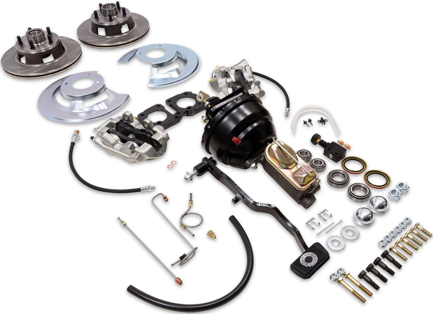 FRONT POWER DISC BRAKE CONVERSION KIT,67-69 MUSTANG