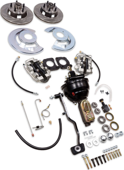 FRONT POWER DISC BRAKE CONVERSION KIT,67-69 MUSTANG