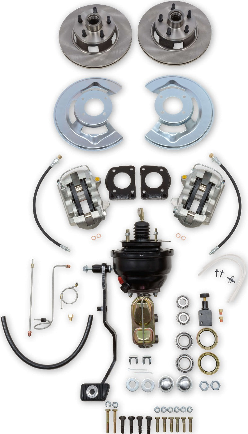 FRONT POWER DISC BRAKE CONVERSION KIT,67-69 MUSTANG