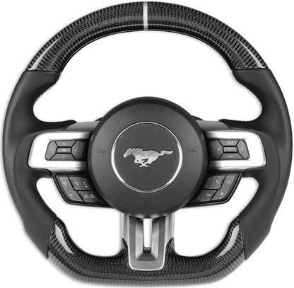 STEERING WHEEL,CARBON FIBER,15-17 MUSTANG