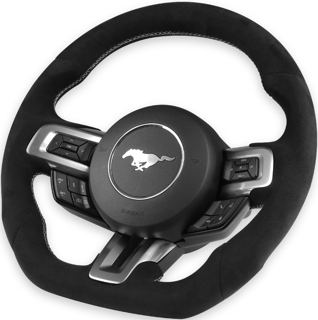 STEERING WHEEL,ALCANTARA,15-17 MUSTANG