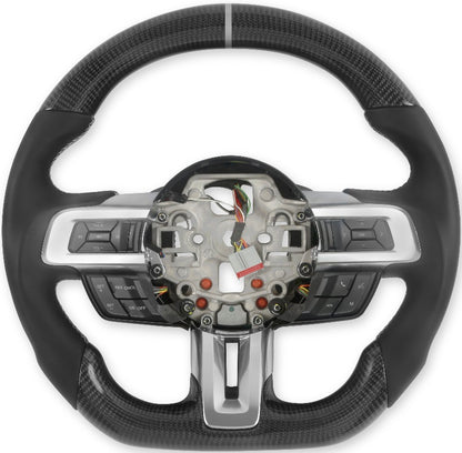 STEERING WHEEL,CARBON FIBER,18-22 MUSTANG
