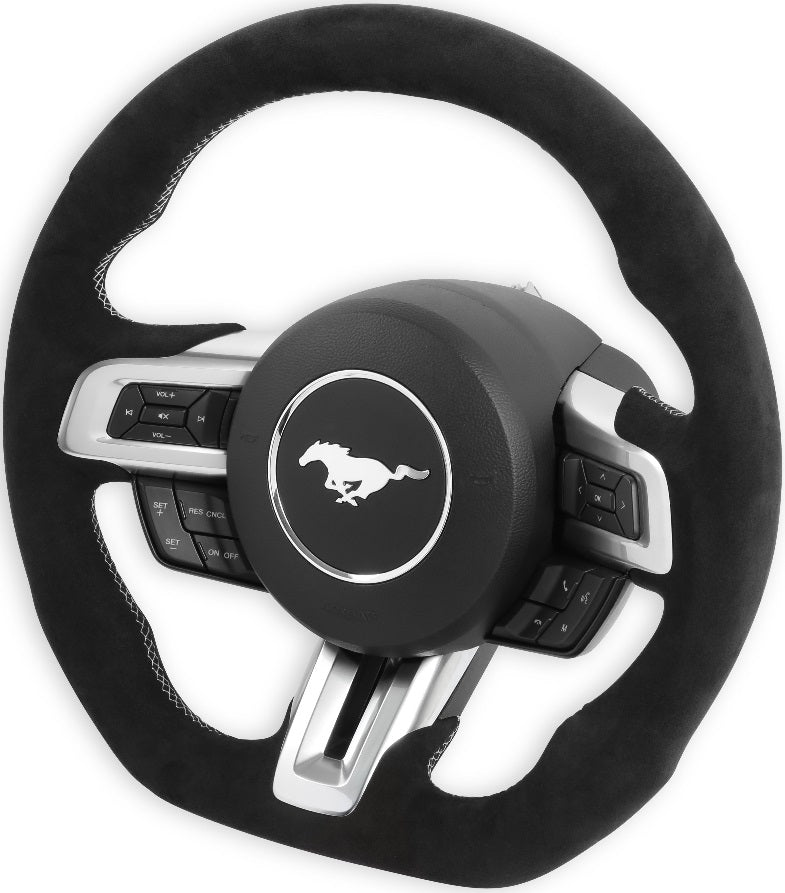STEERING WHEEL,ALCANTARA,18-22 MUSTANG