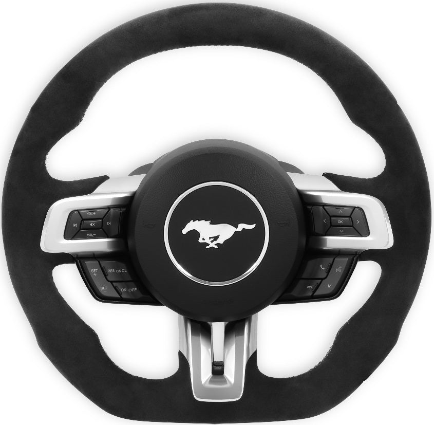 STEERING WHEEL,ALCANTARA,18-22 MUSTANG