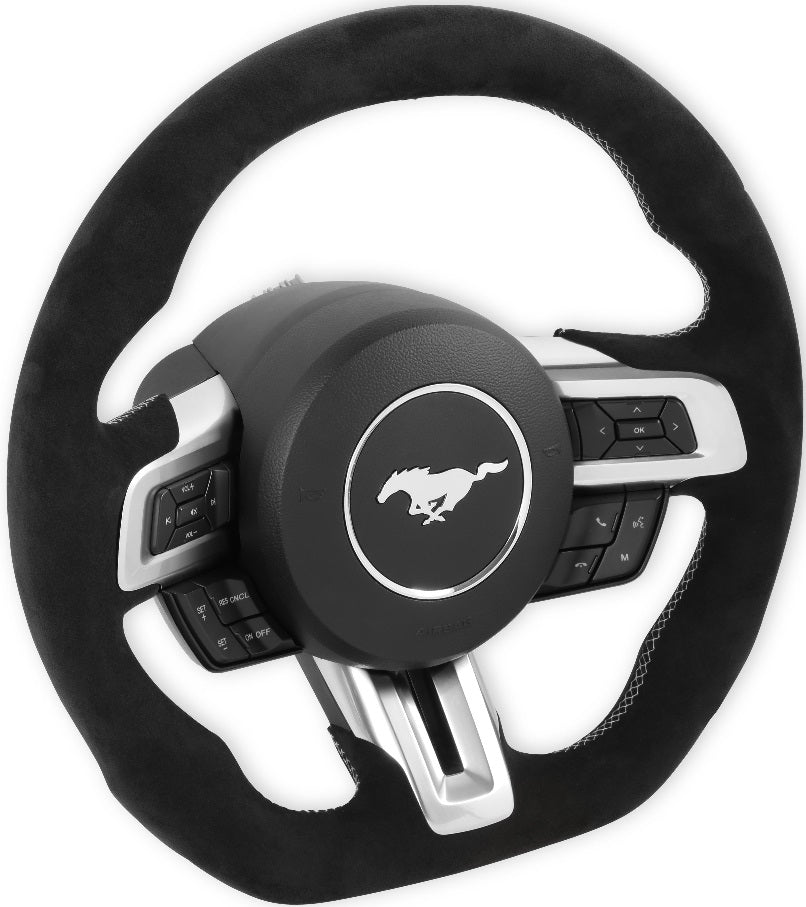 STEERING WHEEL,ALCANTARA,18-22 MUSTANG