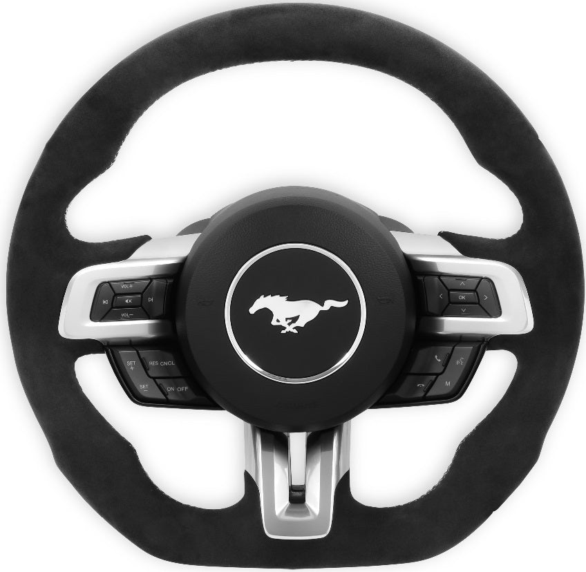 STEERING WHEEL,ALCANTARA,HEATED,18-22 MUSTANG