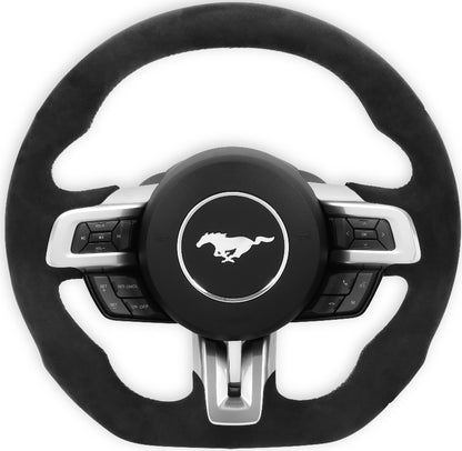 STEERING WHEEL,ALCANTARA,HEATED,18-22 MUSTANG
