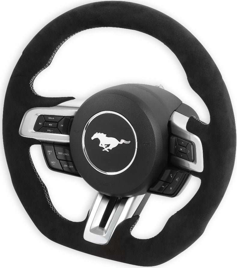 STEERING WHEEL,ALCANTARA,HEATED,18-22 MUSTANG