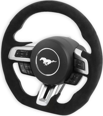 STEERING WHEEL,ALCANTARA,HEATED,18-22 MUSTANG