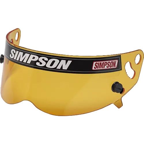 RACING HELMET REPLACEMENT SHIELD,AMBER,VOYAGER,MODEL 410