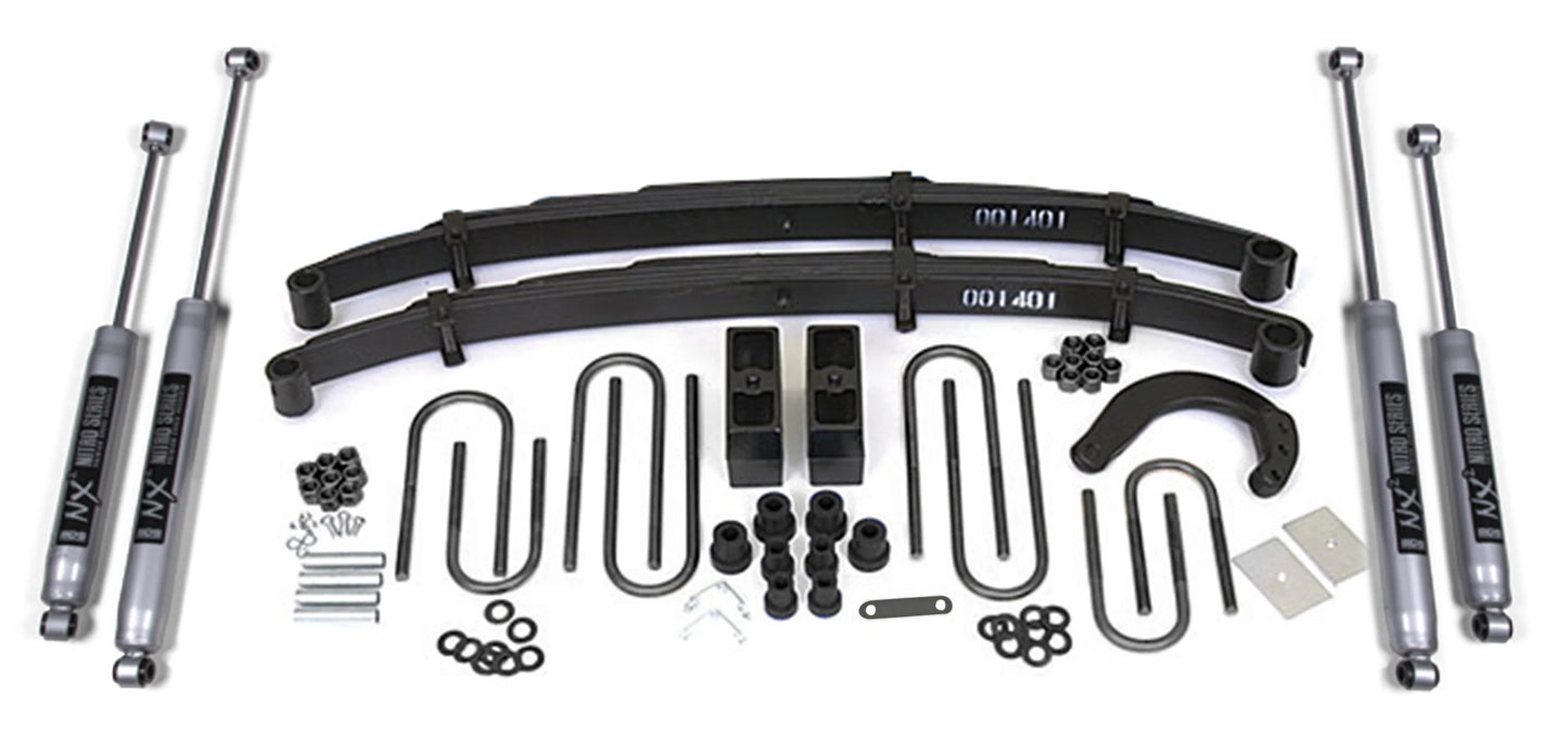 BDS 1973-1976 CHEVY,GMC 3/4 TON TRUCK,SUV,4" LIFT KIT,BLOCK,NITRO SHOCKS