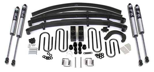 BDS 1973-1976 CHEVY,GMC 3/4 TON TRUCK,SUV,4" LIFT KIT,ADD-A-LEAF,FOX 2.0 SHOCKS