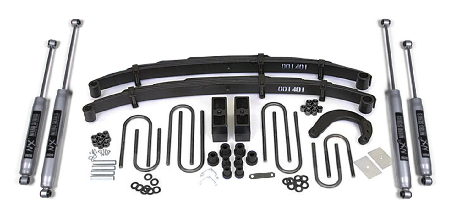 BDS 1977-1987 CHEVY,GMC 1/2 TON TRUCK,SUV,4" LIFT KIT,BLOCK,NITRO SHOCKS