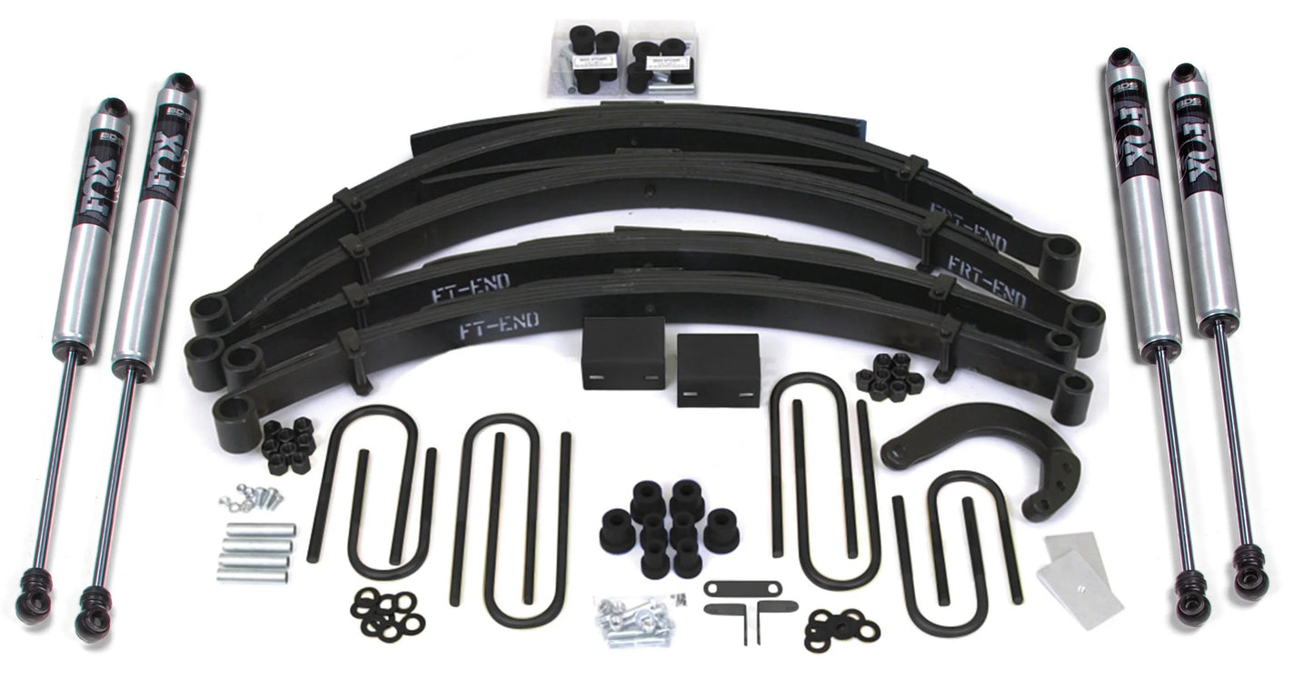 BDS 1977-1987 CHEVY,GMC 3/4 TON TRUCK,SUV,4" LIFT KIT,LEAF SPRING,FOX 2.0 SHOCKS