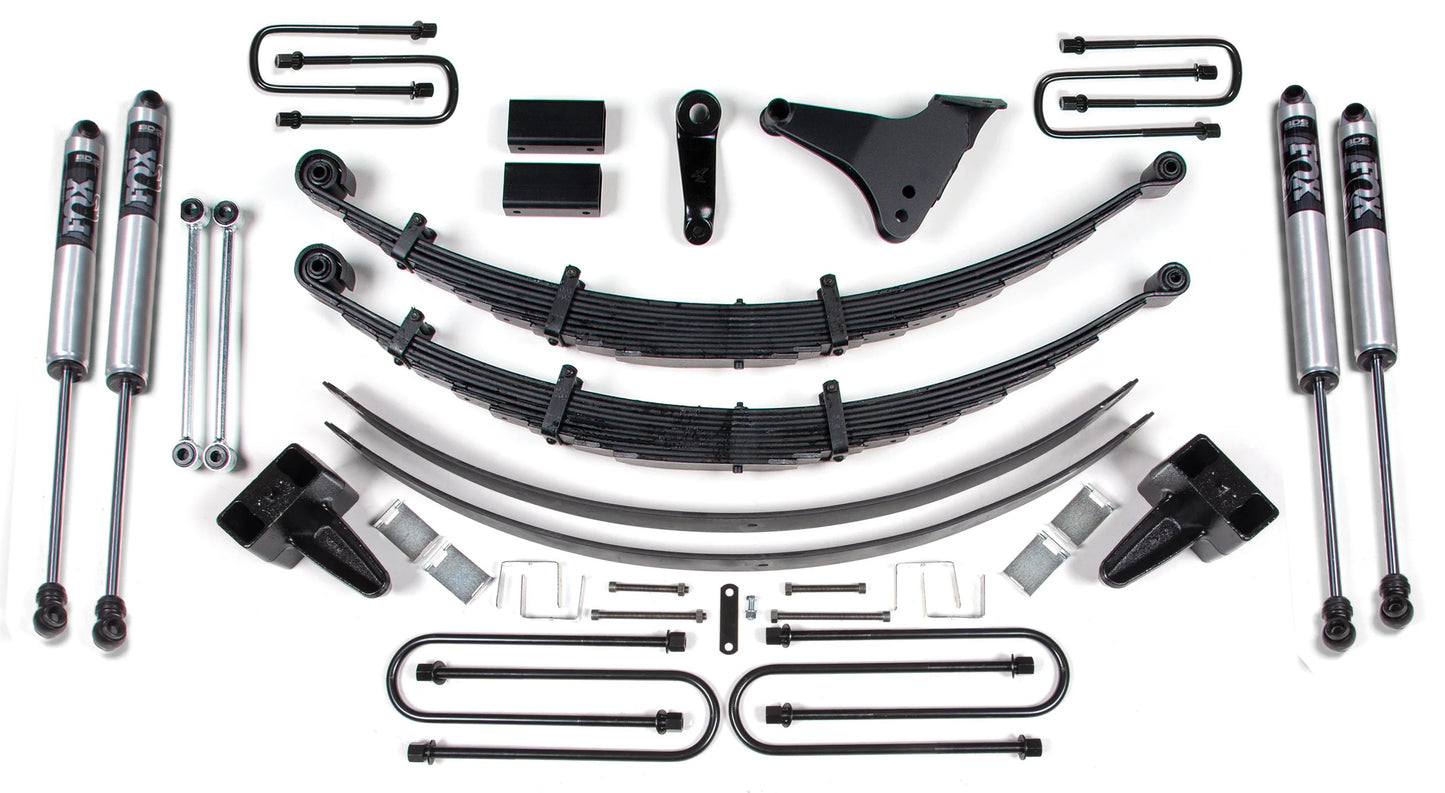 BDS 1999-2004 F-250,F-350 SUPER,4WD,6" LIFT KIT,NO OVERLOAD,SQUARE,FOX SHOCKS